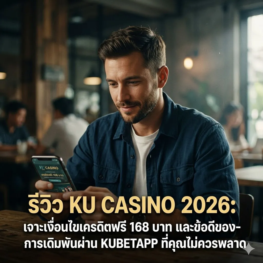 รีวิว kucasino 2026: เจาะเงื่อนไขเครดิตฟรี 168 บาท และข้อดีของการเดิมพันผ่าน kubetapp ที่คุณไม่ควรพลาด